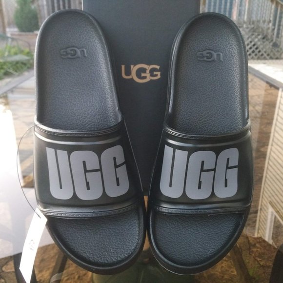 UGG WILCOX BLACK SLIDE SANDALS NEW MEN\'S SHOES main image 5